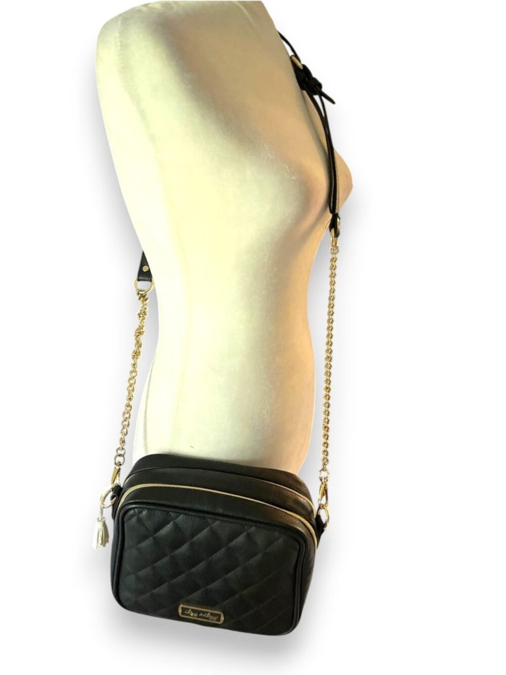 Itzy Ritzy Double Take Crossbody Diaper Bag - Black